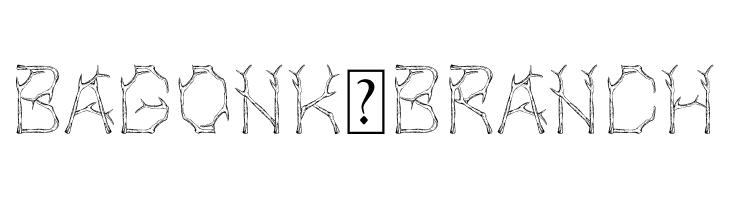 Bagonk-Branch  Free Fonts Download
