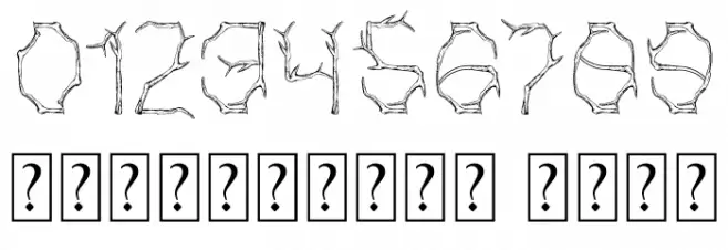 Bagonk-Branch Font OTHER CHARS