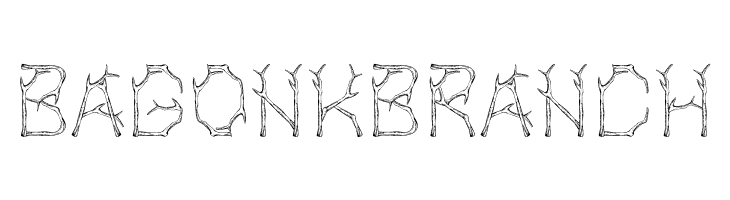 Bagonk Branch  font caratteri gratis
