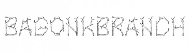 Bagonk Branch  Free Fonts Download