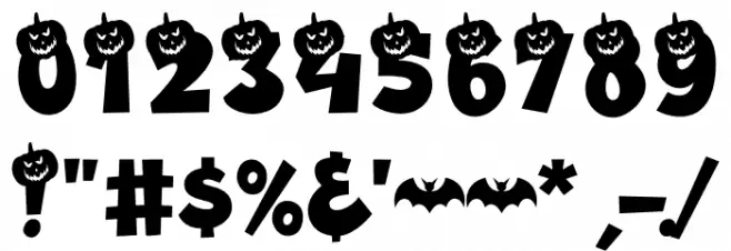 Bagonk-Helloween Font OTHER CHARS