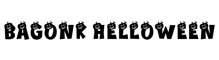 Bagonk Helloween  Descarca Fonturi Gratis