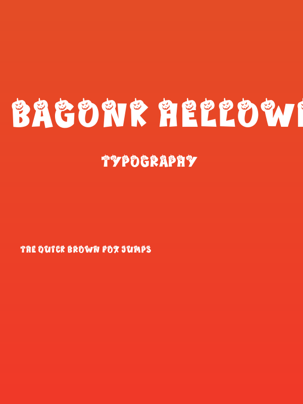 Bagonk Helloween Poster