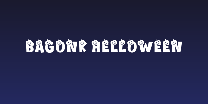 Bagonk Helloween Social Header
