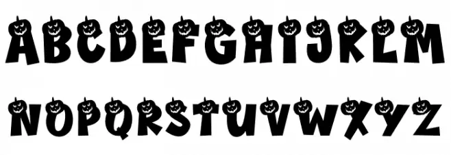 Bagonk-Helloween Font UPPERCASE