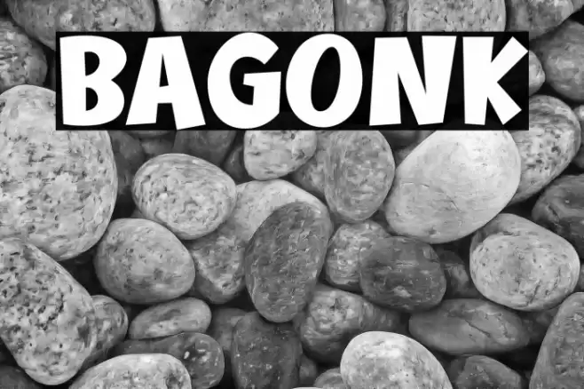 Bagonk Caratteri examples