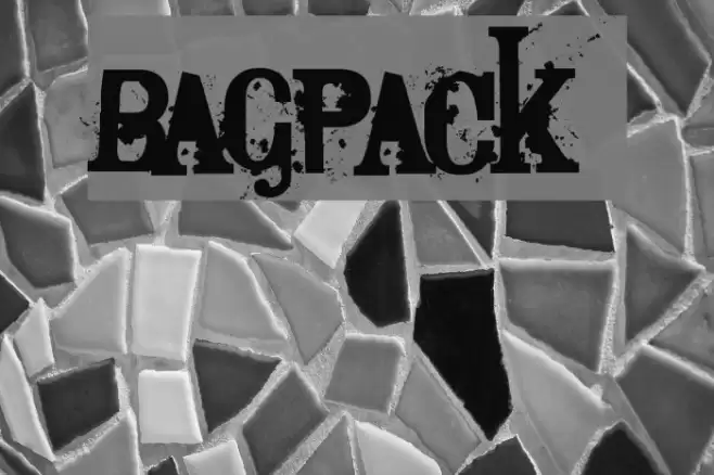 Bagpack フォント examples