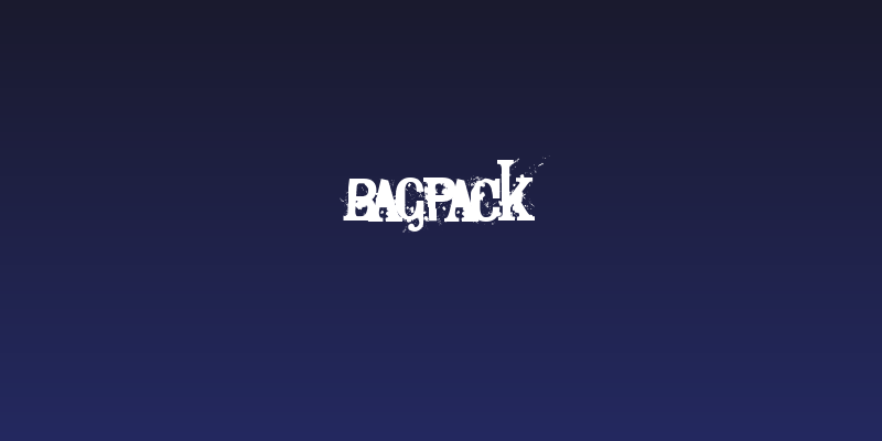 Bagpack Social Header