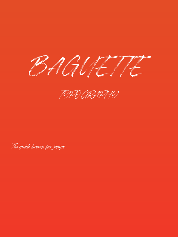 Baguette Poster