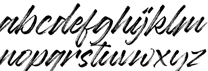 Baguette Font LOWERCASE
