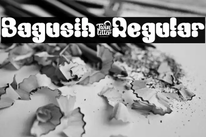 Bagusih-Regular Caratteri examples