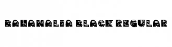 Bahanalia Black Regular  font caratteri gratis