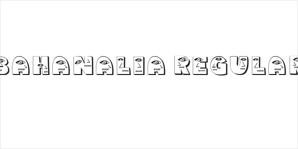 Bahanalia Regular Logo