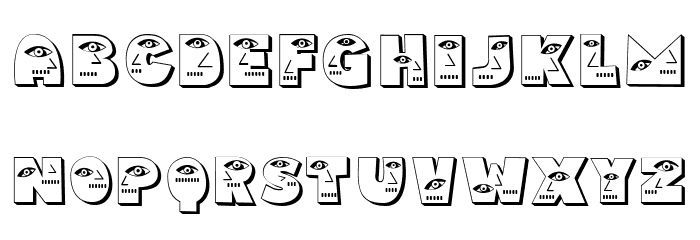 Bahanalia Regular Font LOWERCASE