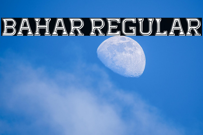 Bahar Regular Example 3