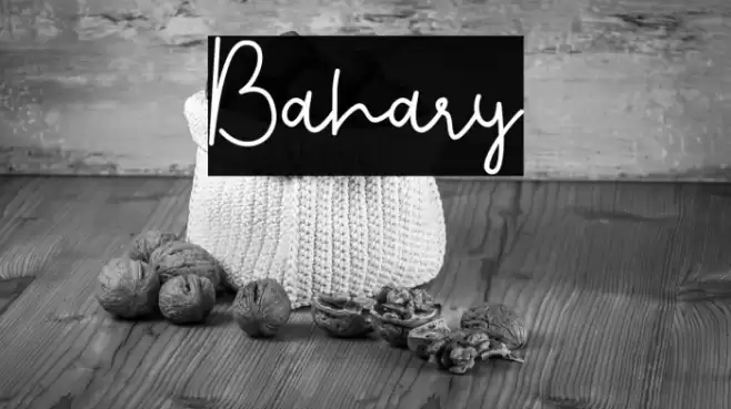 Bahary Font examples
