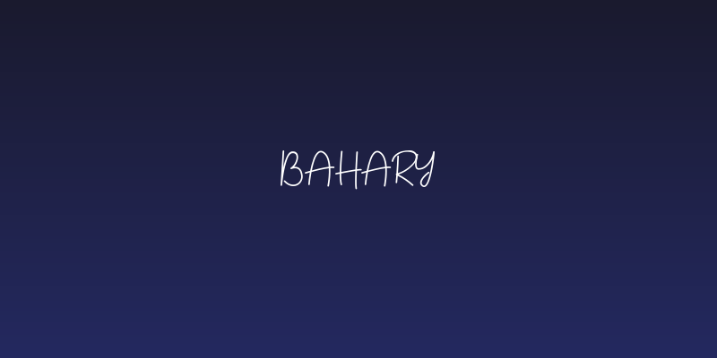 Bahary Social Header