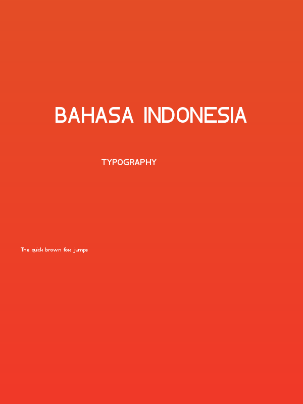 Bahasa Indonesia Poster