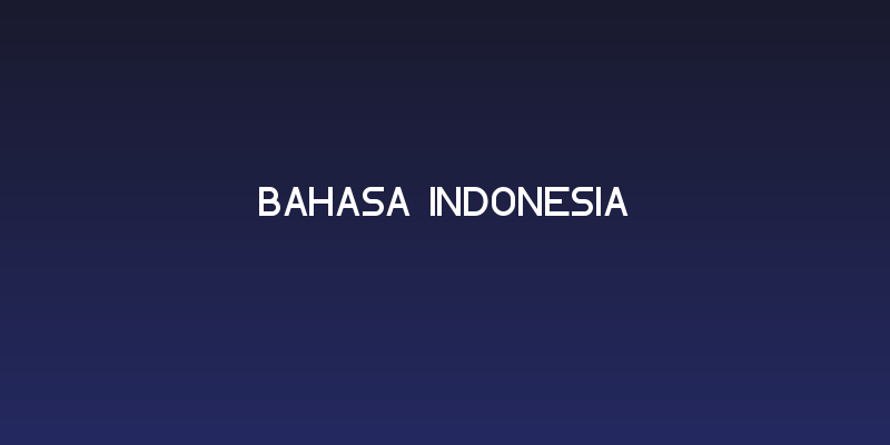 Bahasa Indonesia Social Header