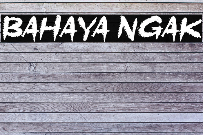 Bahaya Ngak Example 2