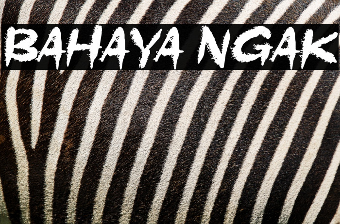 Bahaya Ngak Example 3