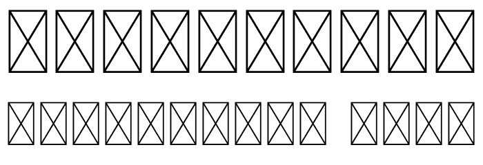 Bahenoja-Demo Font OTHER CHARS