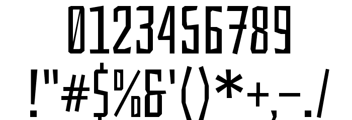 Bahiana Regular Font OTHER CHARS