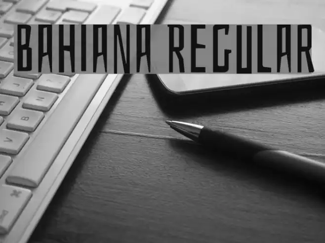 Bahiana Regular Example 2