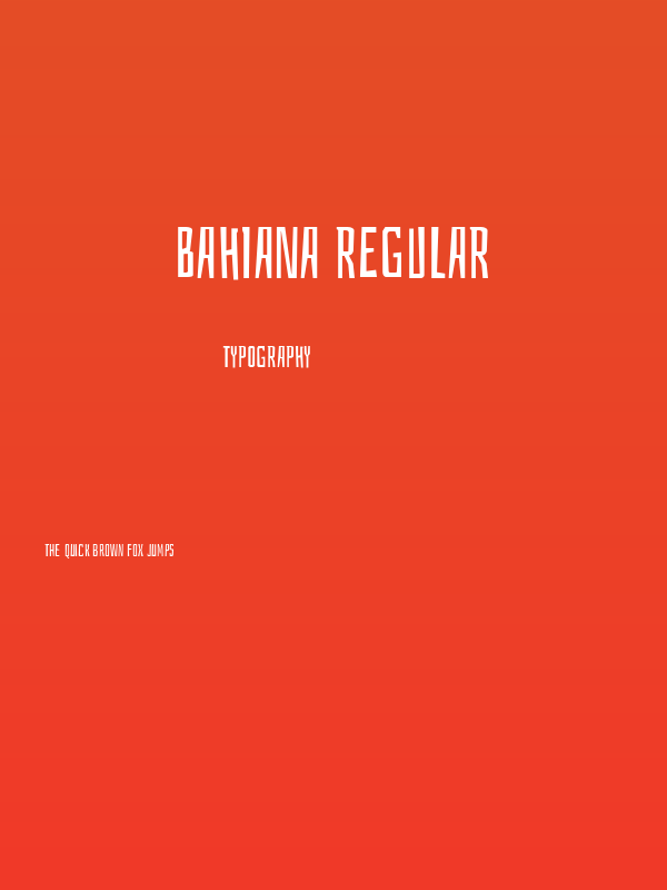 Bahiana Regular Poster