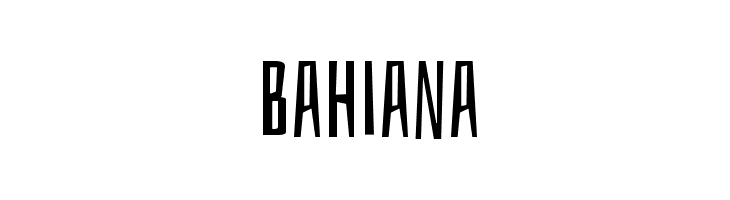 Bahiana Font