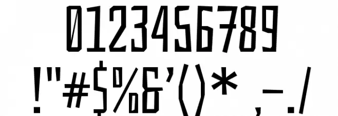 Bahiana Font OTHER CHARS