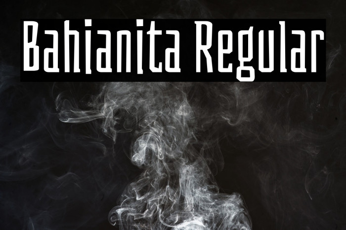 Bahianita Regular Font examples
