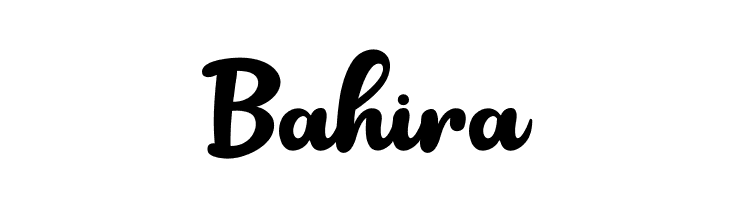 Bahira  baixar fontes gratis