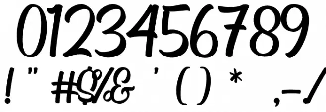 Bahuraksa Font OTHER CHARS