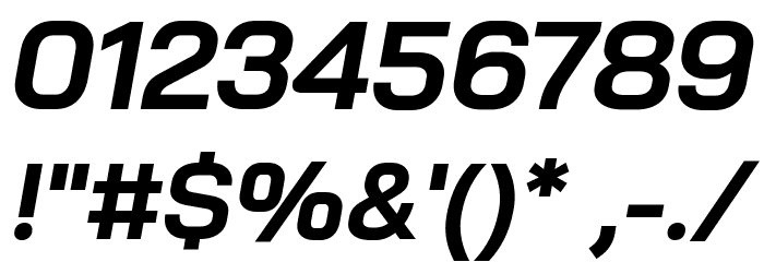 Bai Jamjuree Bold Italic Font OTHER CHARS