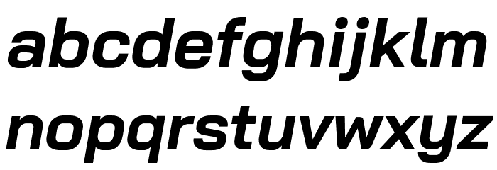 Bai Jamjuree Bold Italic Font LOWERCASE