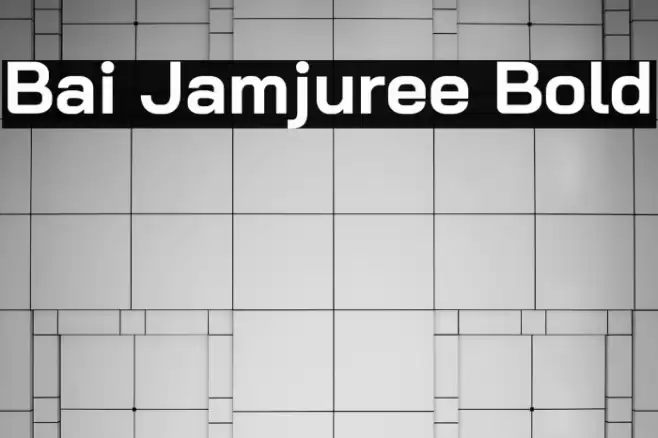 Bai Jamjuree Bold Font examples