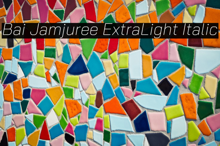 Bai Jamjuree ExtraLight Italic Example 3