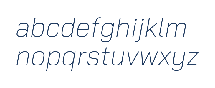 Bai Jamjuree ExtraLight Italic Lowercase