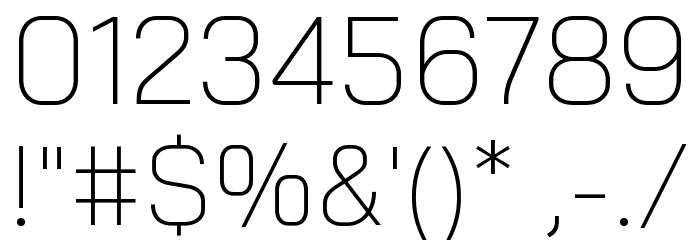 Bai Jamjuree ExtraLight Font OTHER CHARS