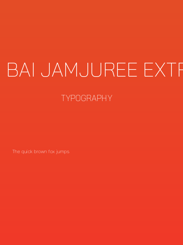 Bai Jamjuree ExtraLight Poster