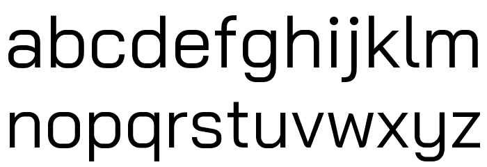 Bai Jamjuree Regular Font LOWERCASE