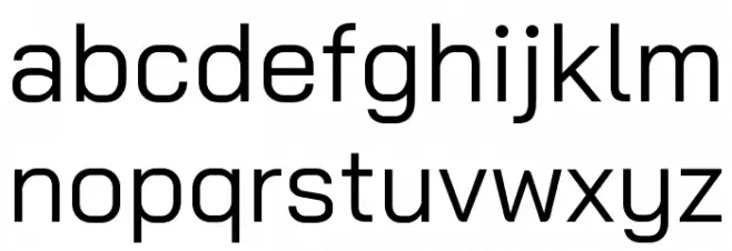 Bai Jamjuree Regular 字体 小写