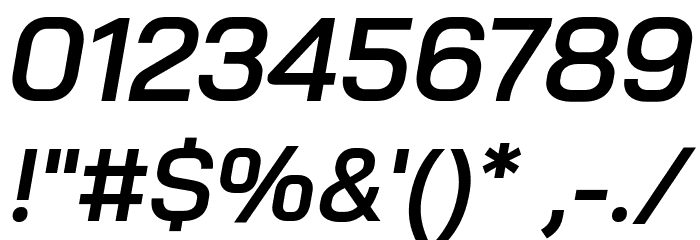 Bai Jamjuree SemiBold Italic Font OTHER CHARS