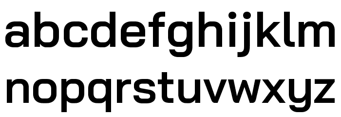 Bai Jamjuree SemiBold Font LOWERCASE
