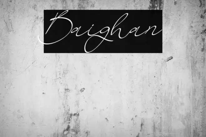Baighan Example 1