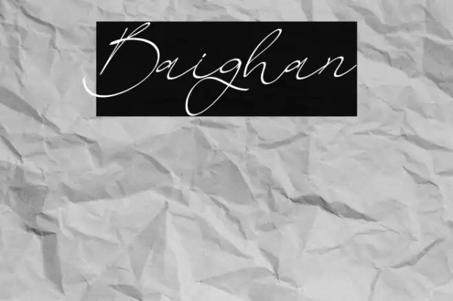 Baighan Example 3