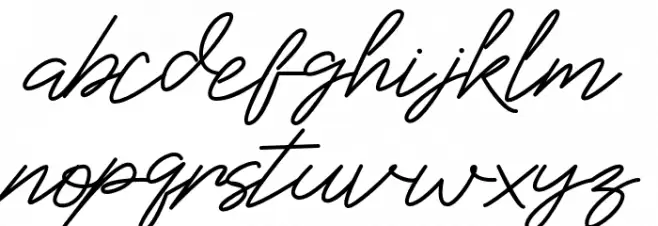 Baiklah フォント 小文字