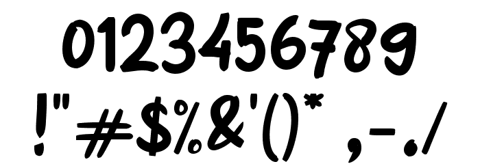 Baiknya Font OTHER CHARS
