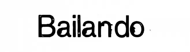 Bailando  font caratteri gratis